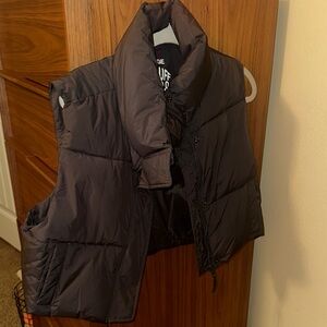 Garage Black Puffer Vest
